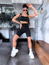 Slimming shorts with EXTRA high waist - black